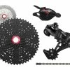 Sram Mini Groupe GX 1x11v Avec Cassette Sunrace MX8 Rouge -Sram Soldes 367467