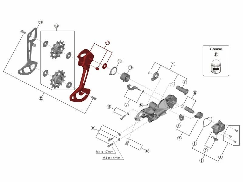 Shimano Chape Externe Pour Dérailleur XTR M9120 - Chape Longue 3 Shimano Chape Externe Pour Dérailleur XTR M9120 - Chape Longue