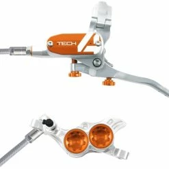 Hope Frein Ă Disque Avant Tech 4 V4 Argent / Orange 2023