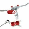 Hope Frein à Disque Arrière Tech 4 V4 Argent / Rouge 2023 -Sram Soldes 433041